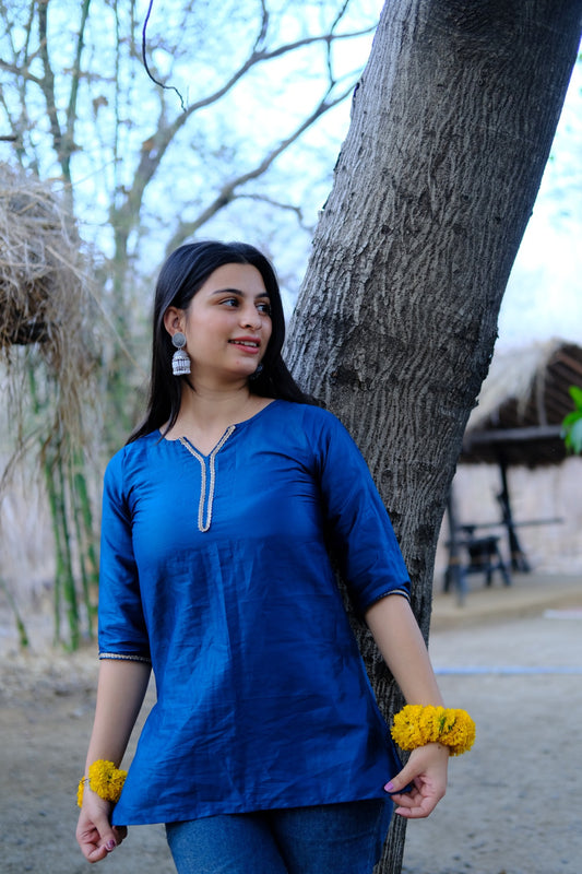 🌙Midnight Grace Kurti