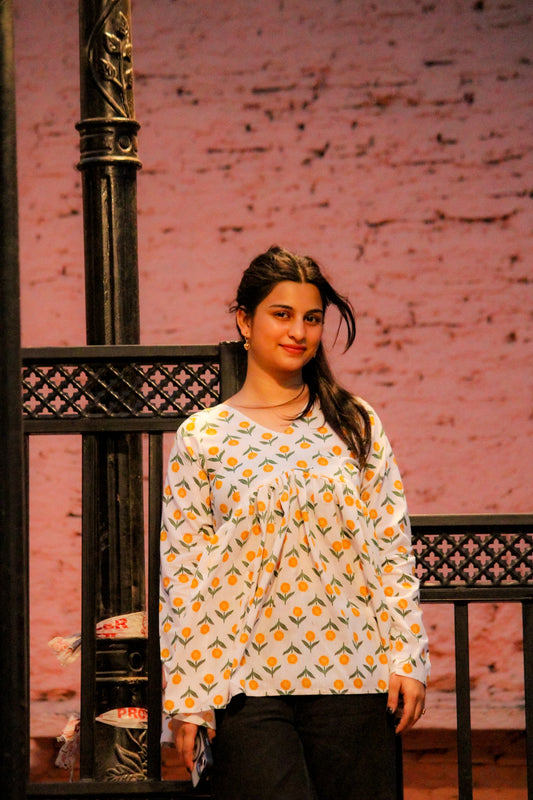 ☀️SunBlossom Peplum Top