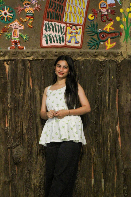 🦄Fresh Bloom Peplum Kurti
